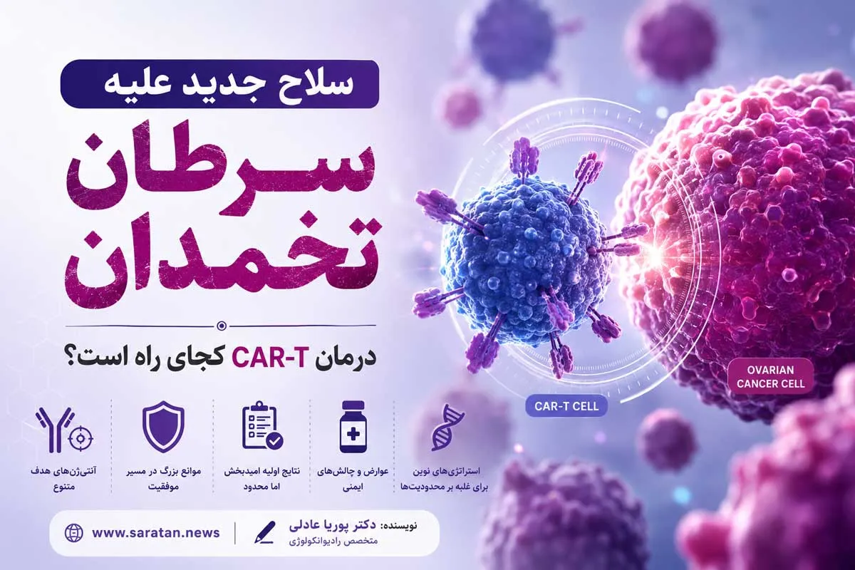درمان CAR-T در سرطان تخمدان؛ امیدی نو با وجود چالش‌های بزرگ
