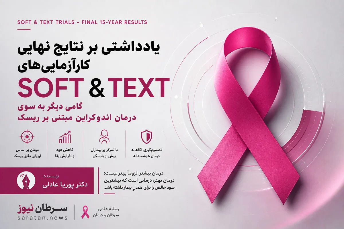 درمان سرطان پستان پیش از یائسگی؛ نتایج ۱۵‌ساله SOFT و TEXT چه می‌گویند؟