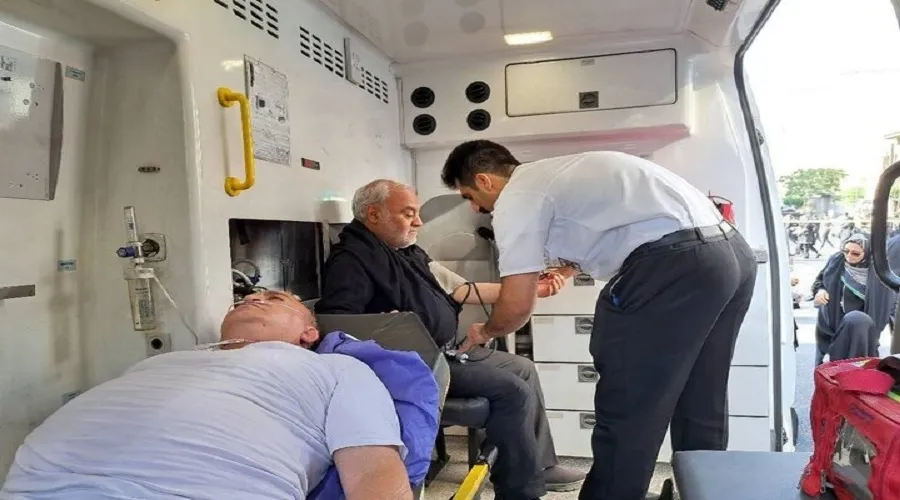 خدمات اورژانس به ۹۴۲ نفر در مراسم تشییع شهید جمهور